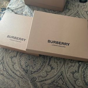 2 Burberry boxes